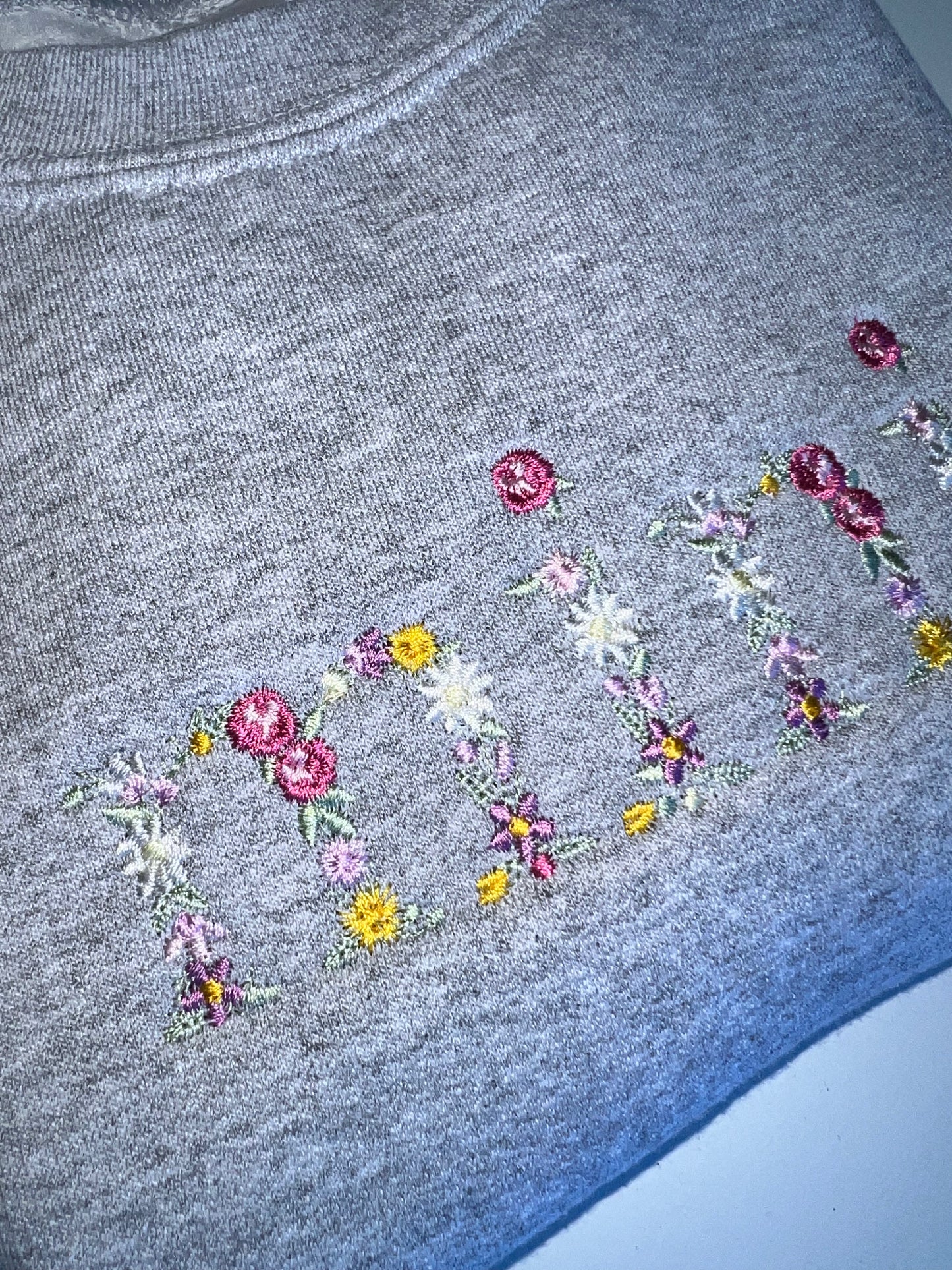 Custom Floral Sweater