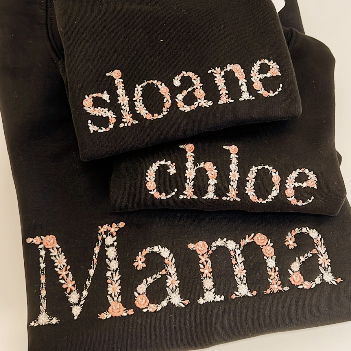 Adult Floral Name Sweater